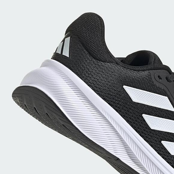 NWT adidas Men\'s Response Running Sneaker, Black/White/Black, 11.5